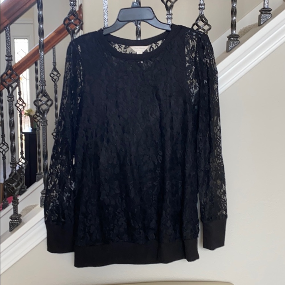 Maternity Lace Sweater